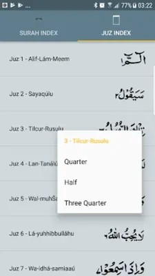 13 Line Quran android App screenshot 1